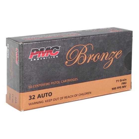 PMC 32 AUTO AMMO 71GR FMJ 50RD BOX — product photograph
