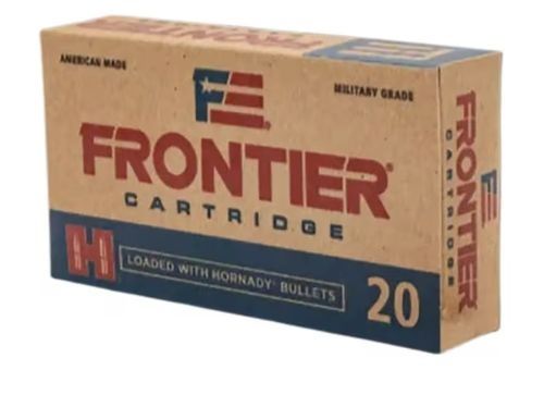HORNADY FRONTIER 6MM ARC 105GR FMJ BRASS CASED 20RD BOX — product photograph