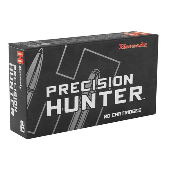 HORNADY PRECISION HUNTER 6.5 CREEDMOOR AMMO 143GR ELD-X 20RD BOX — product photograph