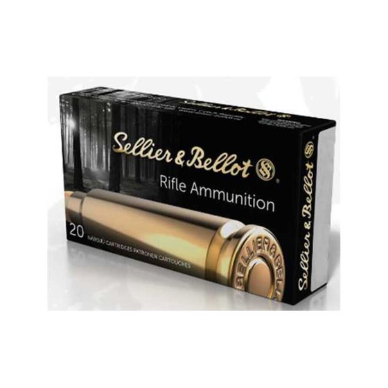 Sellier &amp; Bellot 45-70 AMMO 405 Grain Soft Point Rifle Ammo BRASS CASED 20RD BOX — product photograph
