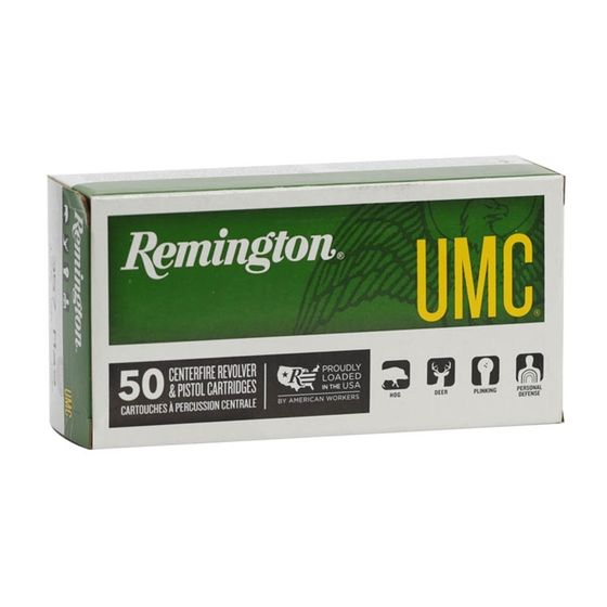 REMINGTON AMMUNITION 357 MAG AMMO 125GR JSP (JACKETED SOFT POINT ) BRASS CASED 50RD BOX — product photograph