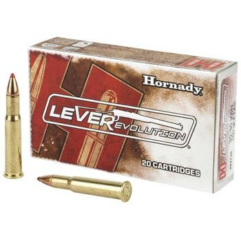 HORNADY LEVEREVOLUTION 30-30 WIN AMMO 160GR FTX 20RD BOX — product photograph