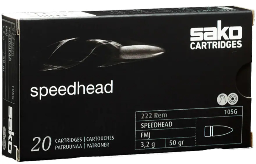 Sako Speedhead Ammunition 223 Remington 50 Grain Full Metal Jacket 200 Rounds Max Firearms Llc 